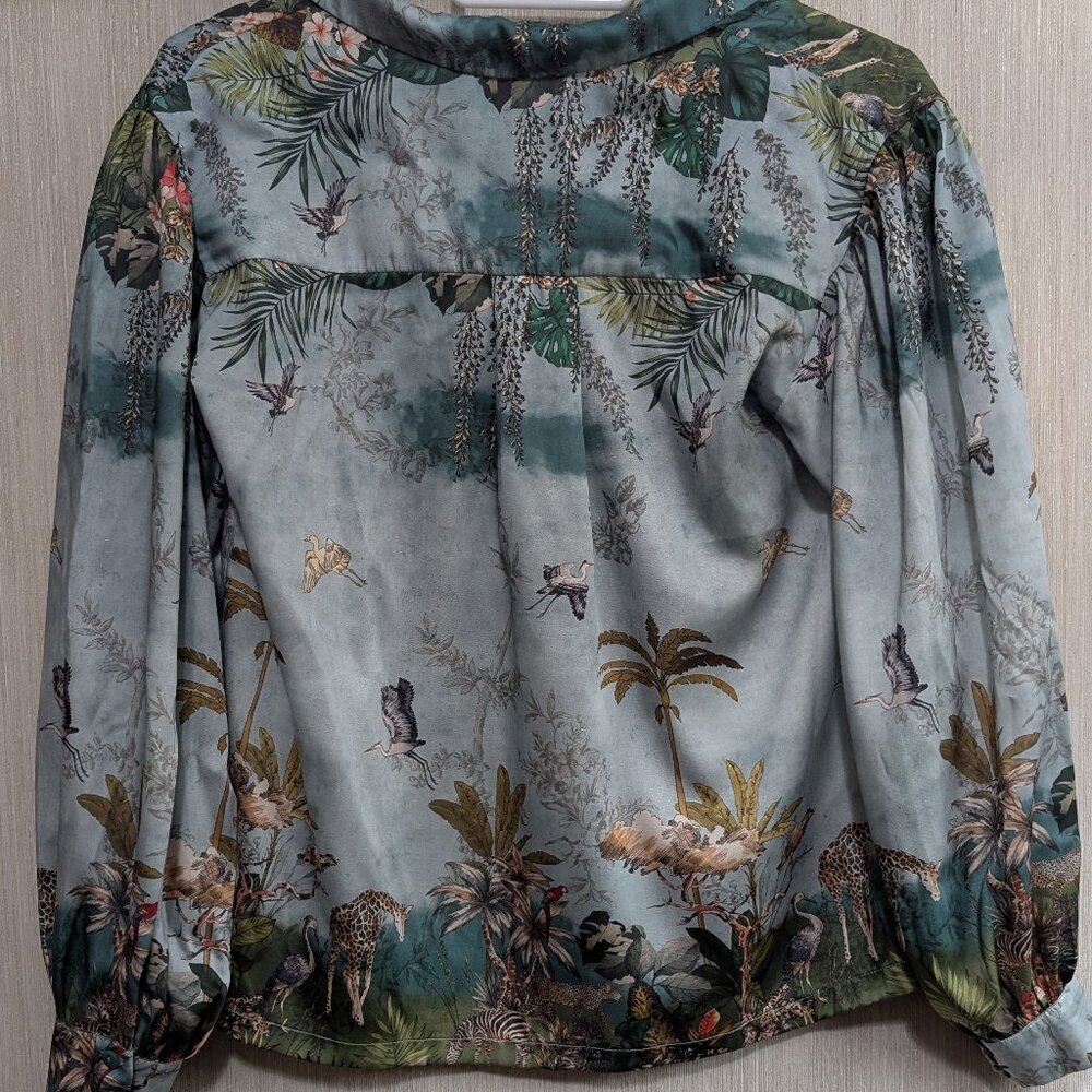Zara Animal Print Shirt - Picture 2 of 4